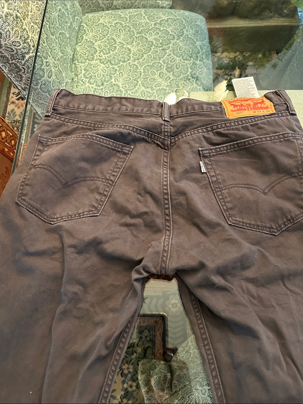 Levi's Men's Black Straight Jeans